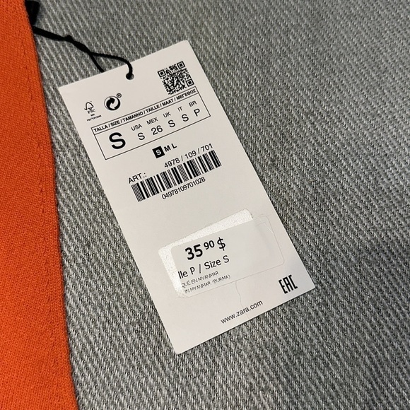 NWT ZARA Square Neck  Choker Top - Picture 6 of 11